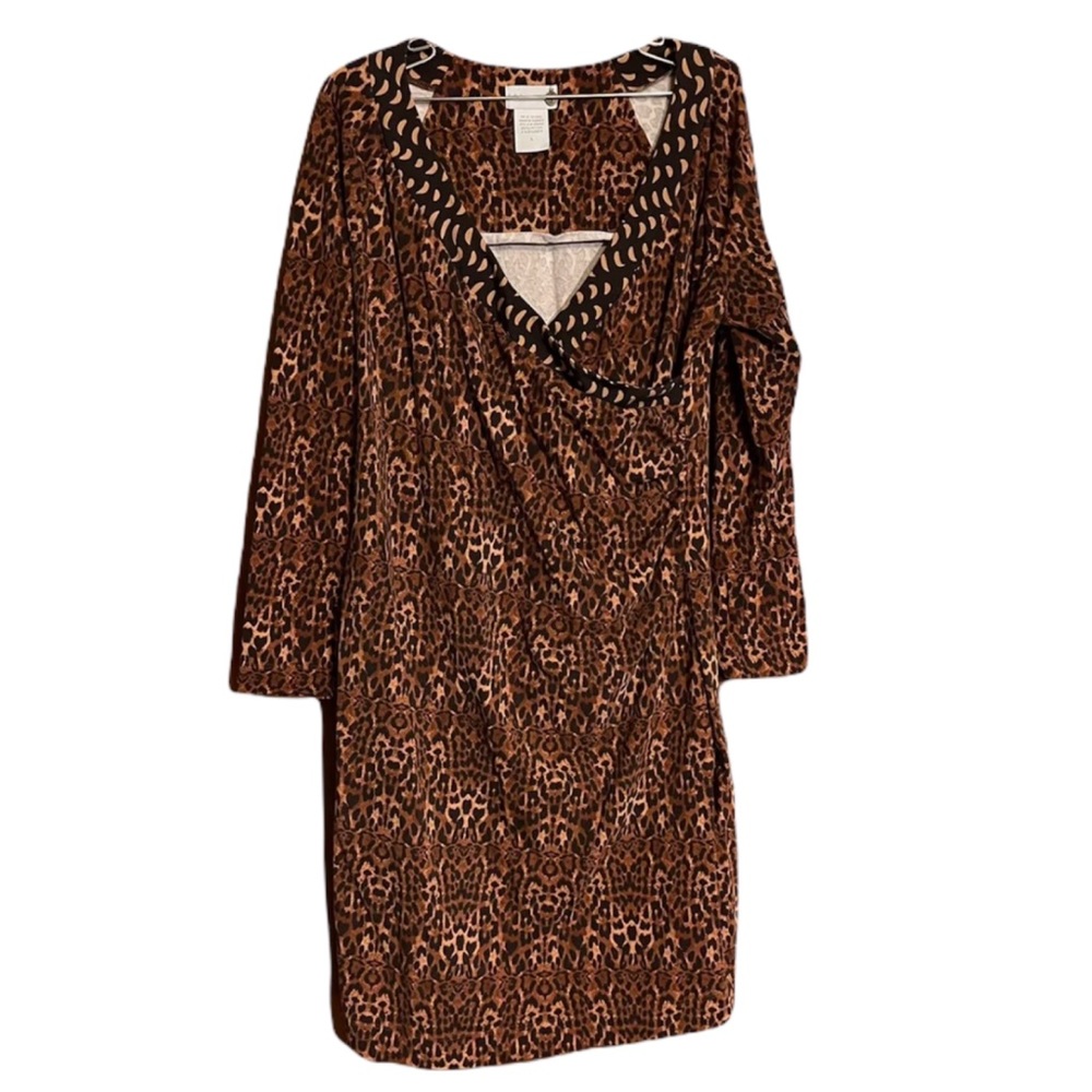 Soft Surrounding Leopard Print Woman's Classic Dr… - image 1